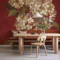 Hydrangea Blooms Mural Wallpaper - room preview 06