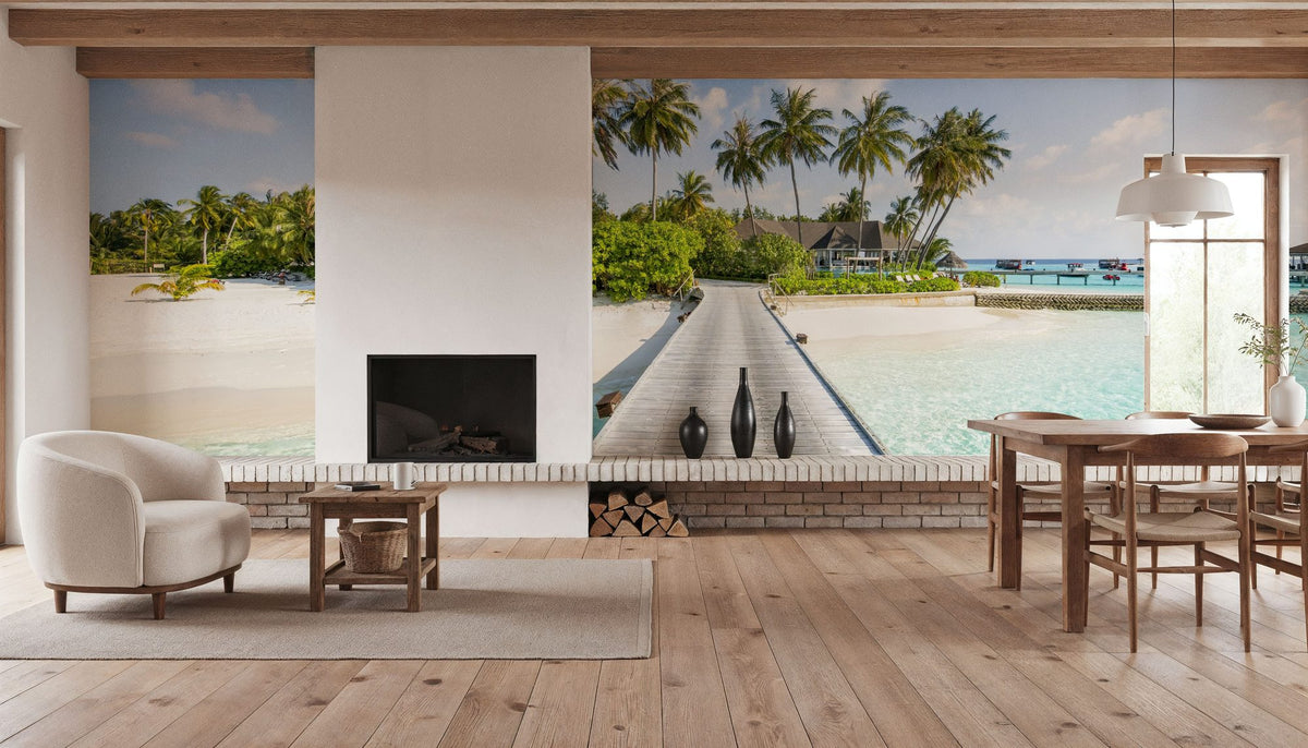 Luxury Beach Mural Wallpaper - room preview 06