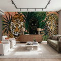 Boho Jungle Prowlers Mural Wallpaper - room preview 06