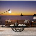 Harbor Sunset Glow Mural Wallpaper - room preview 06