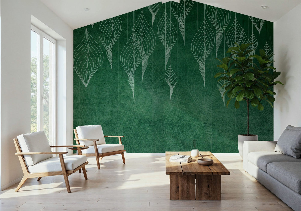 Winter Ornaments Mural Wallpaper - room preview 06