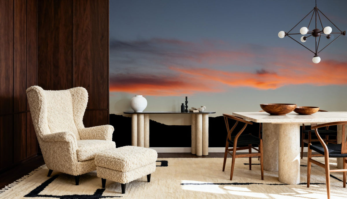 Mountain Twilight Mural Wallpaper - room preview 06