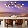 Golden Shoreline Mural Wallpaper - room preview 06