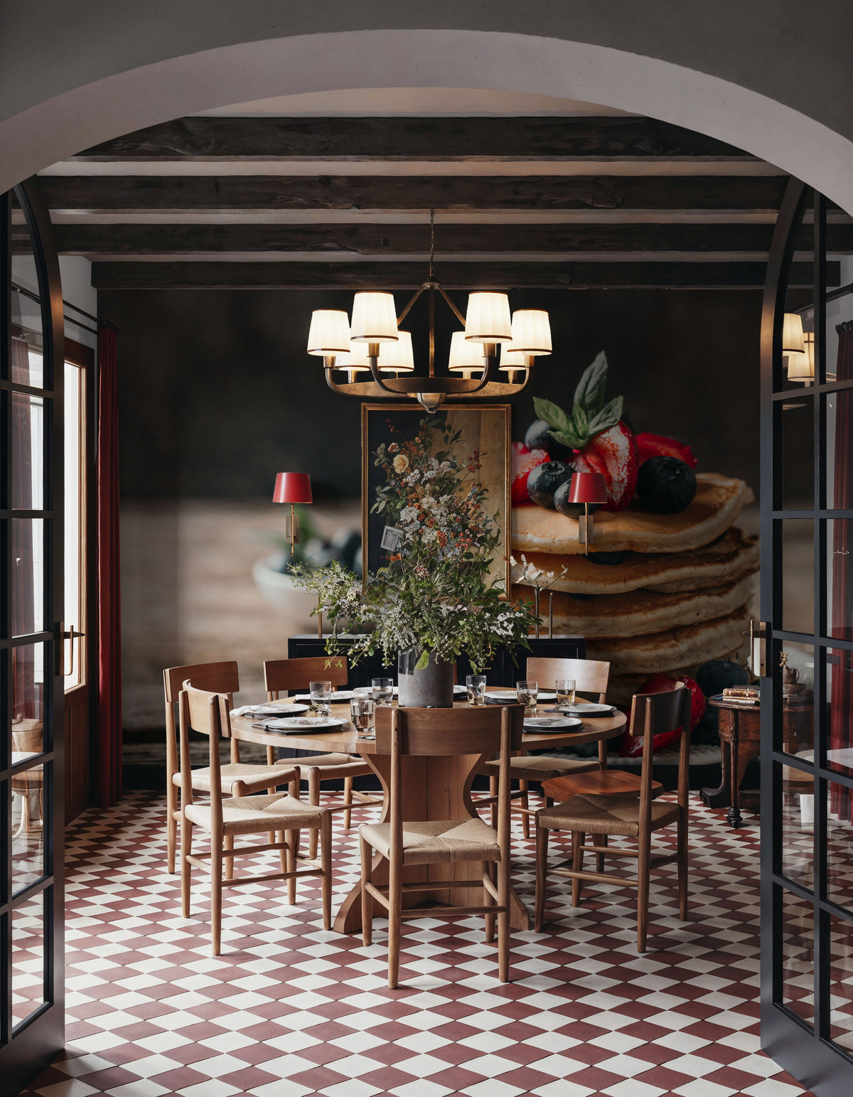 Stack of Pancakes Mural Wallpaper - room preview 06
