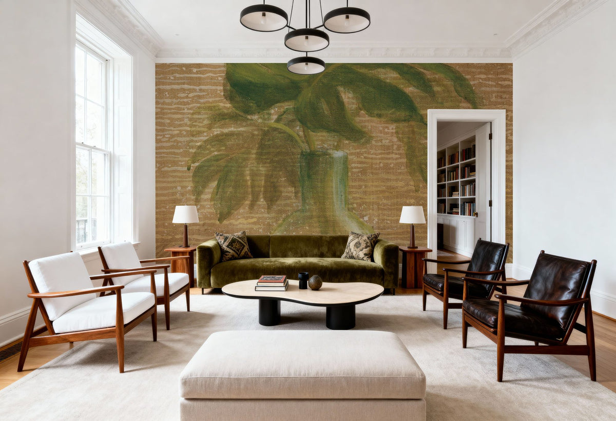 Tropical Leaves I Mural Wallpaper - room preview 06