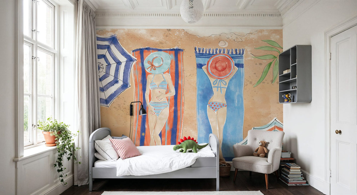Sunkissed III Beach Mural Wallpaper - room preview 06