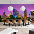 Houston Twilight Mural Wallpaper - room preview 06
