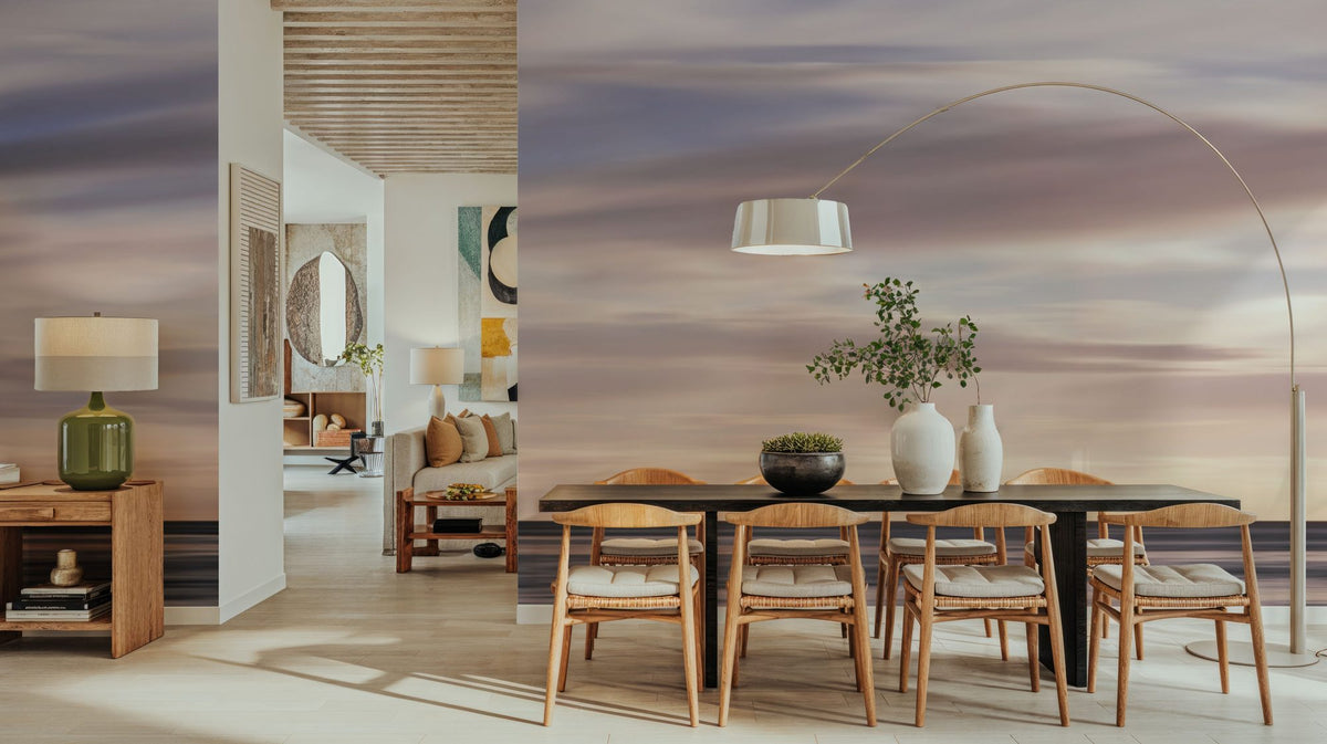 Lilac Horizon Mural Wallpaper - room preview 06