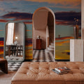 Dusk Sunset Vibes Mural Wallpaper - room preview 06