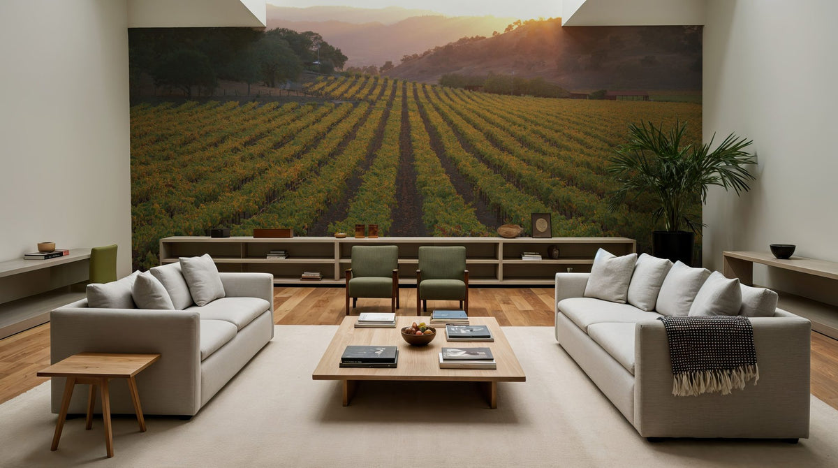 Napa Sunset Mural Wallpaper - room preview 06