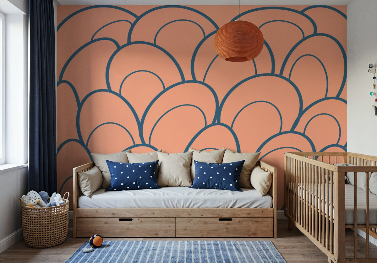 Silver Mountains Mural Wallpaper - room preview 06