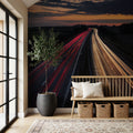 Twilight Velocity Mural Wallpaper - room preview 06