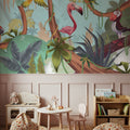 Parrot Hang Out Mural Wallpaper - room preview 06