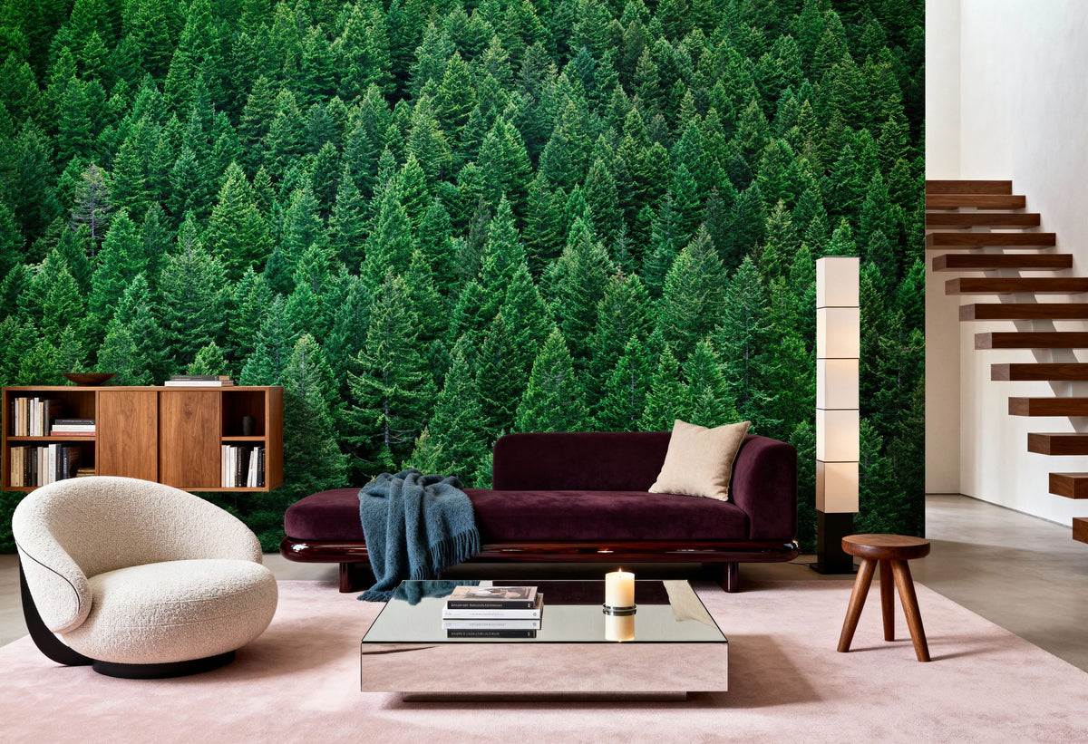 Olympic National Forest, Washington State Mural Wallpaper - room preview 06