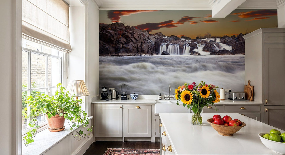 Potomac Waterfalls Mural Wallpaper - room preview 06
