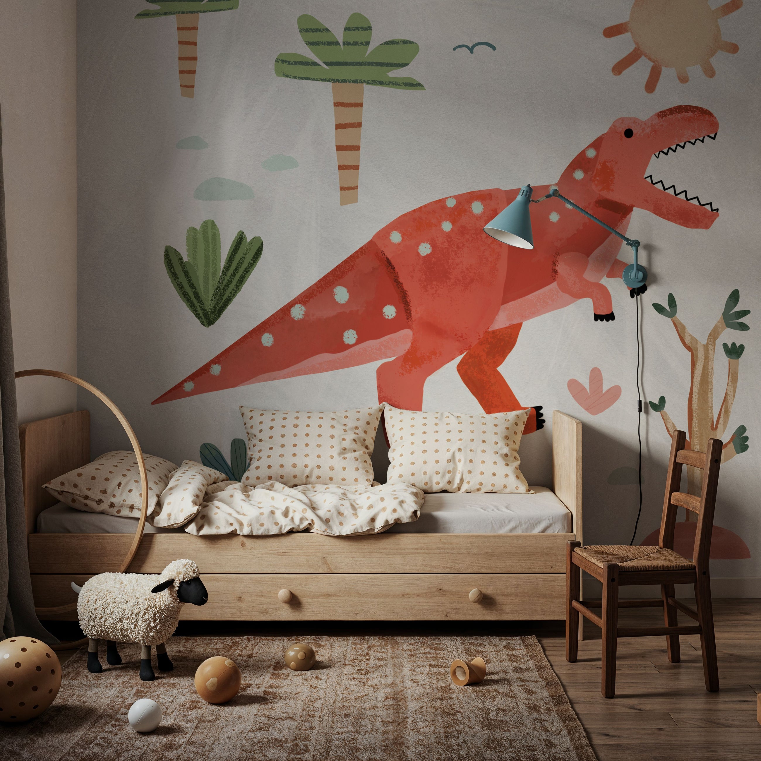 Dino Fun IV Mural Wallpaper