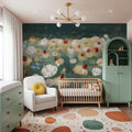 Wildflowers I Mural Wallpaper - Neutral Tone - room preview 06