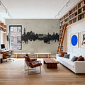 Córdoba Spain Skyline Concrete Mural Wallpaper - room preview 06