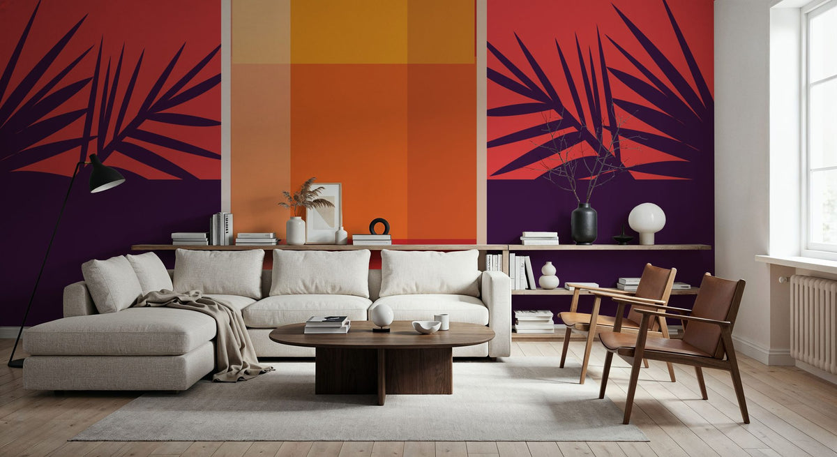 Tequila Sunrise Mural Wallpaper - room preview 06