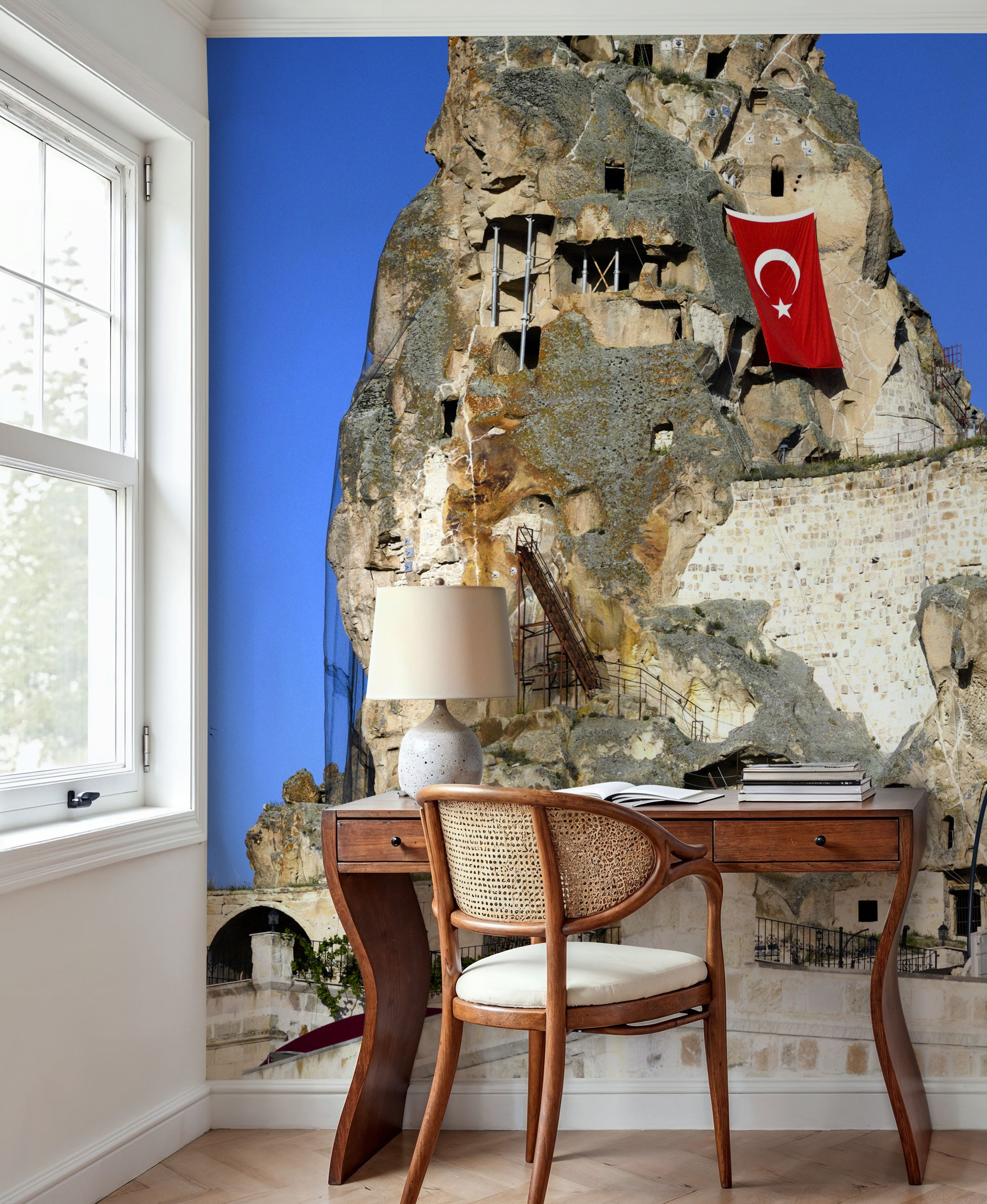 Turkish Rock Fortress Mural Wallpaper