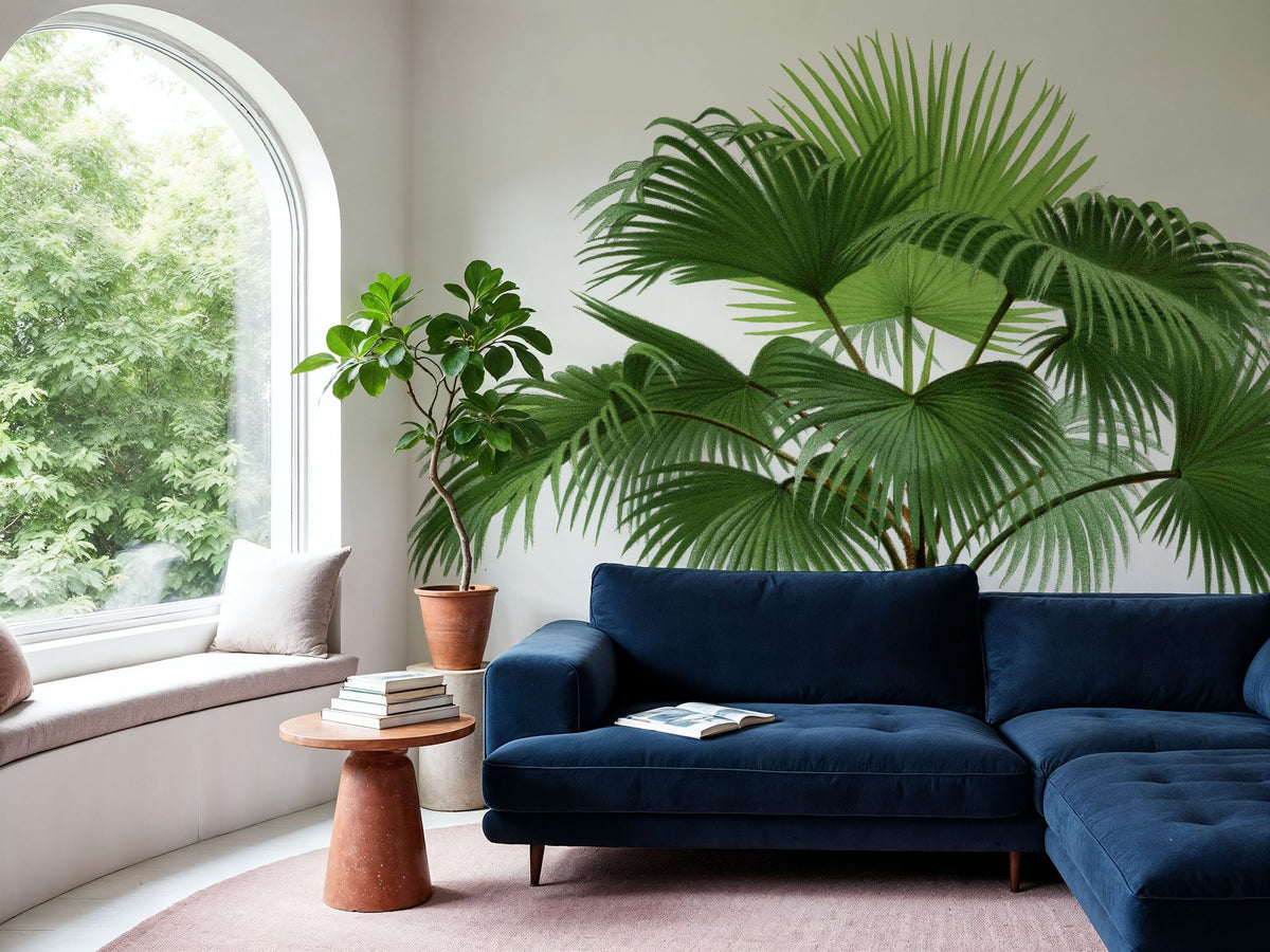 Vintage Palm Tree IV Mural Wallpaper - room preview 06
