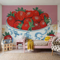 Bowl of Summer Fruit I Mural Wallpaper - room preview 06
