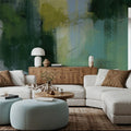 Mossy Vibration Mural Wallpaper - room preview 06