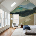 Layered Mountains Mural Wallpaper - room preview 06