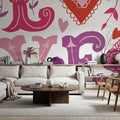 Love You IV Mural Wallpaper - room preview 06