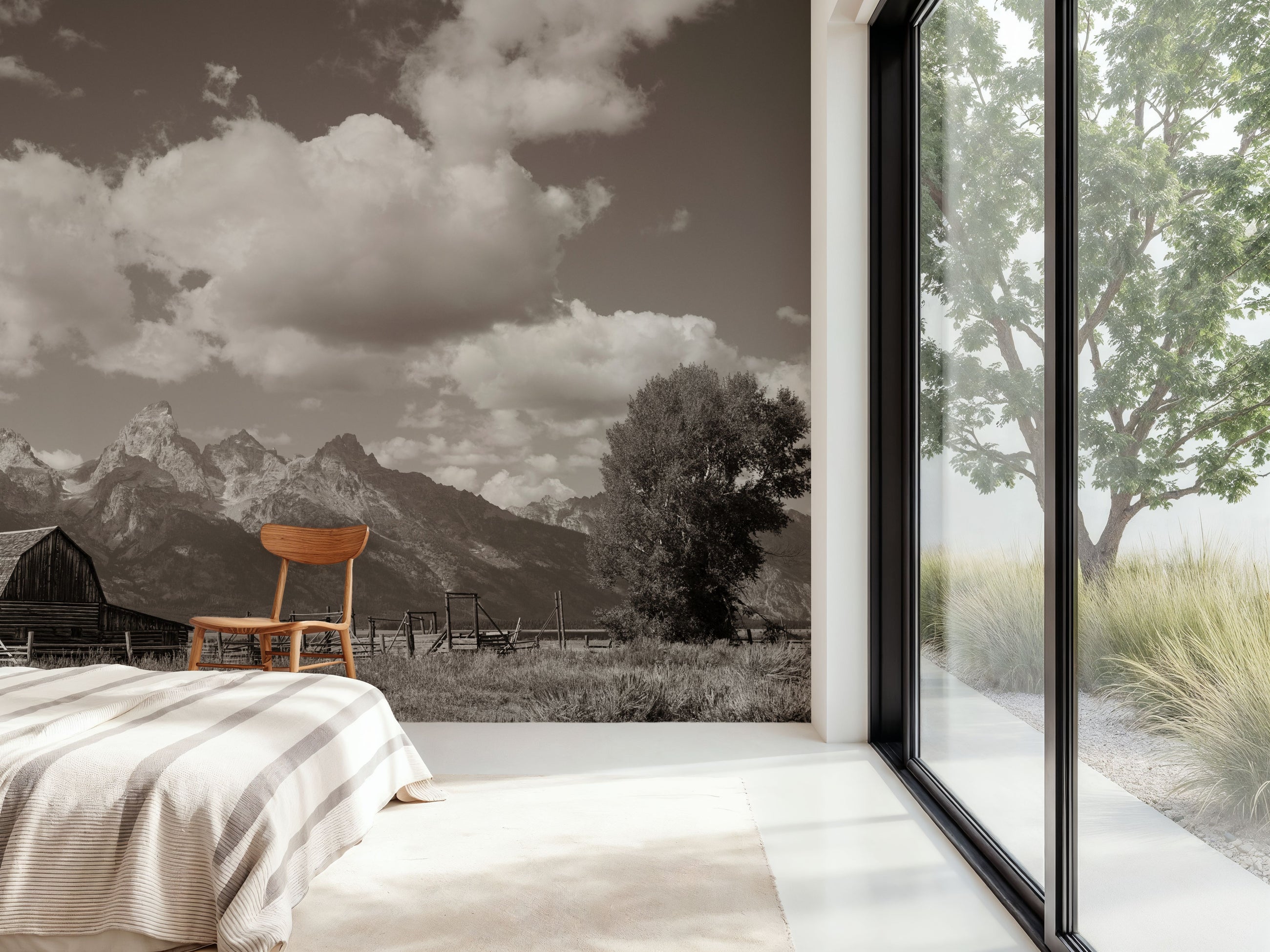 Historic Row Mural Wallpaper