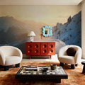 Skiers Rush Mural Wallpaper - room preview 06