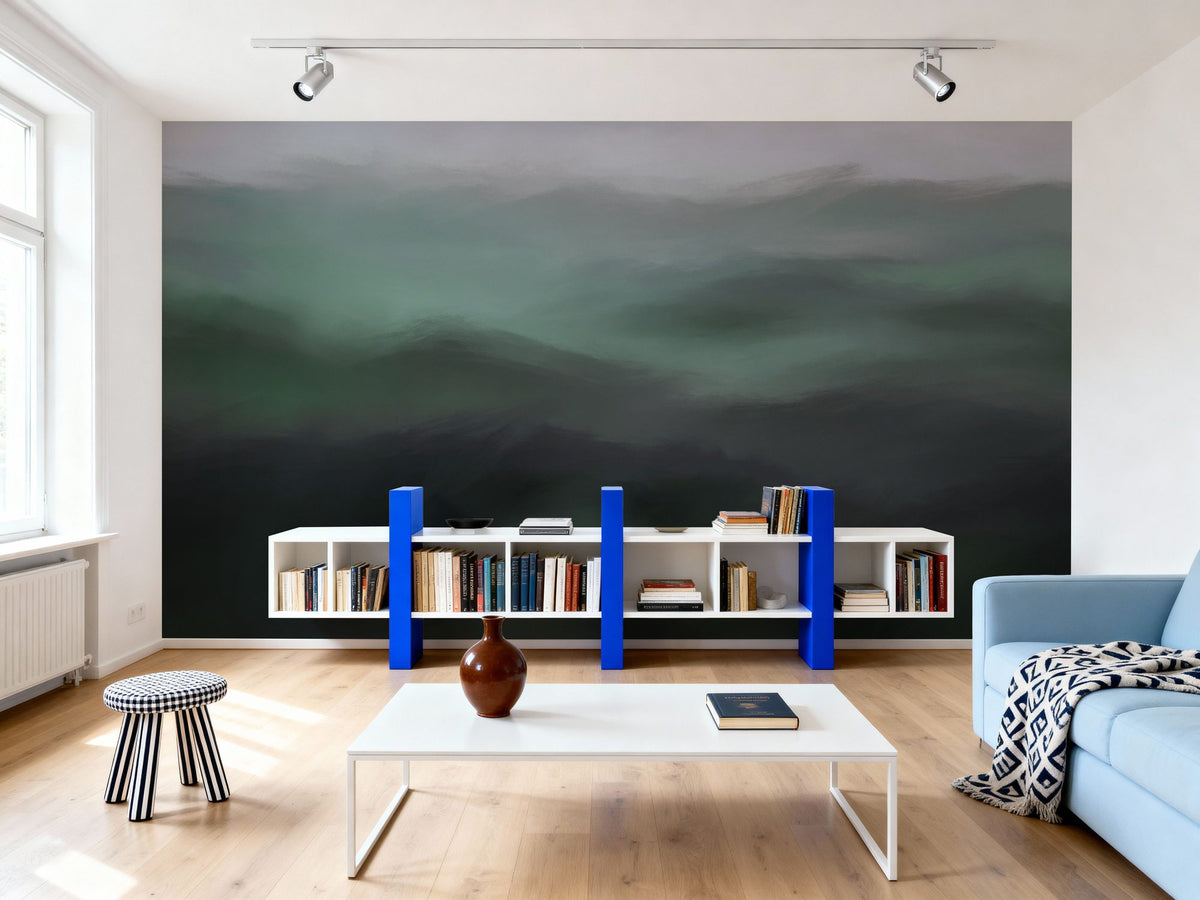 Beyond the Mountains, Moss Mural Wallpaper - room preview 06