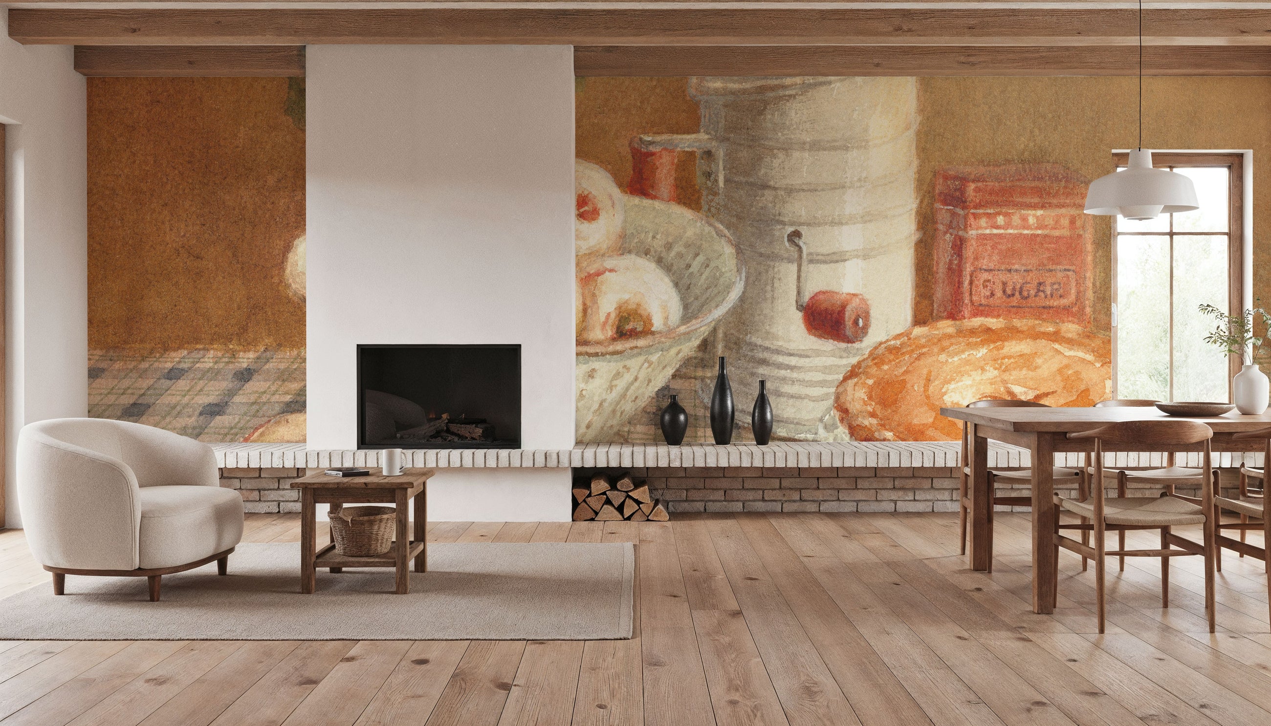 Apple Still Life Mural Wallpaper