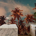 Coachella Sunrise Mural Wallpaper - room preview 06