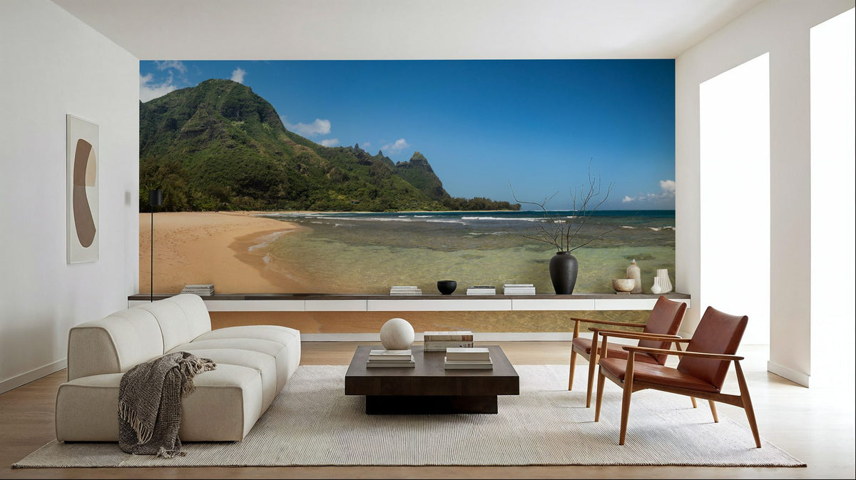 Tunnels Beach Mural Wallpaper - room preview 06