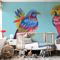 Birds of Paradise V Mural Wallpaper - room preview 06