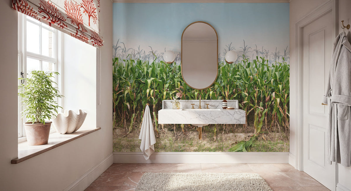 Corn Field Mural Wallpaper - room preview 06