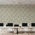 Marble Papers Flowers V.2, Spring Green Mural Wallpaper - room preview 06