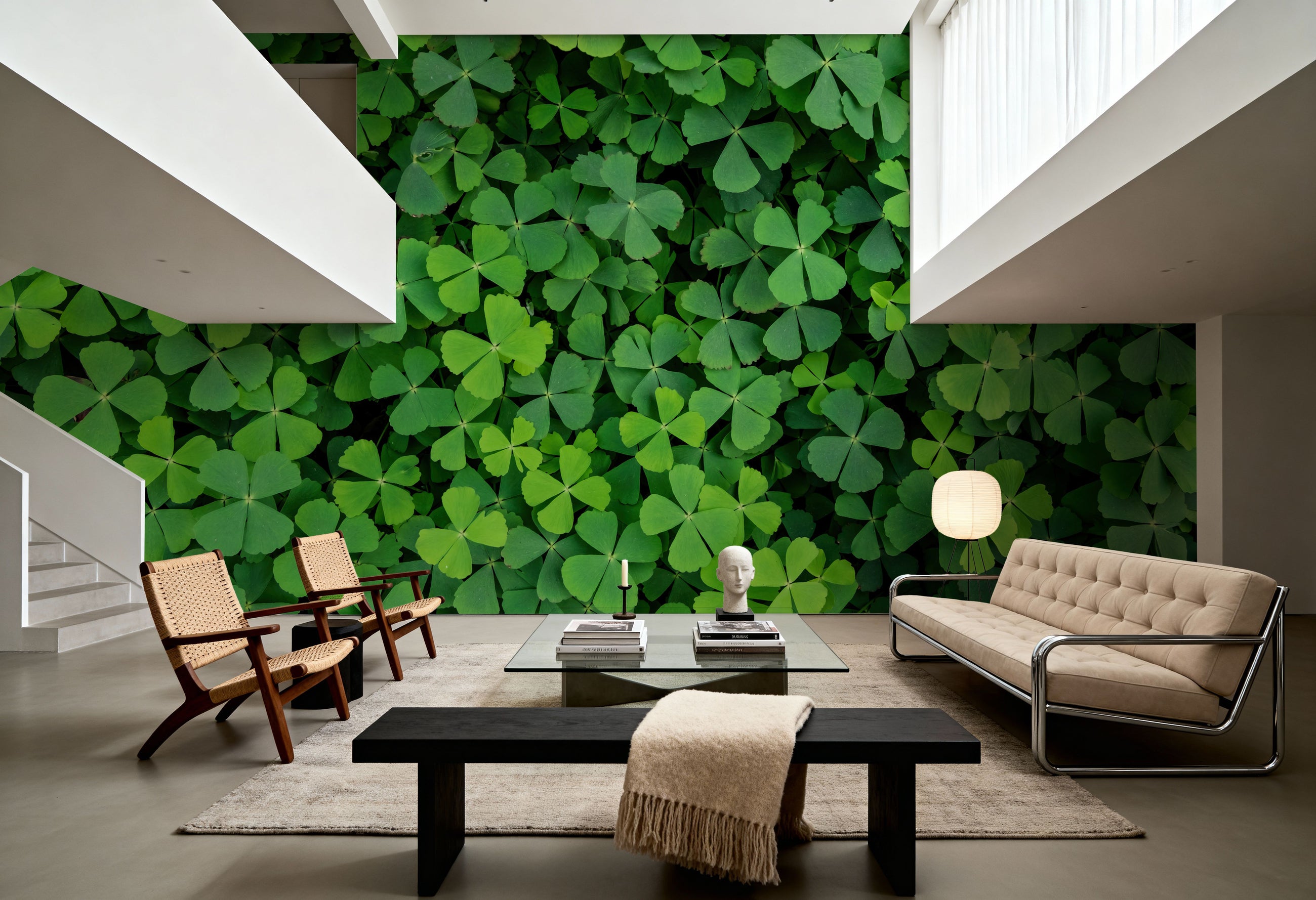 Clover Carpet Mural Wallpaper