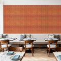 Harvest Arrows Orange Mural Wallpaper - room preview 06
