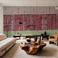 Barn Stripes Mural Wallpaper - room preview 06