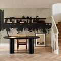 Madrid Skyline Concrete Mural Wallpaper - room preview 06