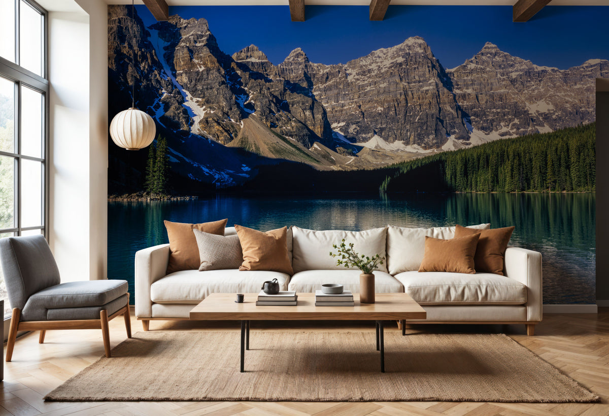 Moraine Kayaker Mural Wallpaper - room preview 06