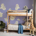 Birds Flying High, Periwinkle Mural Wallpaper - room preview 06