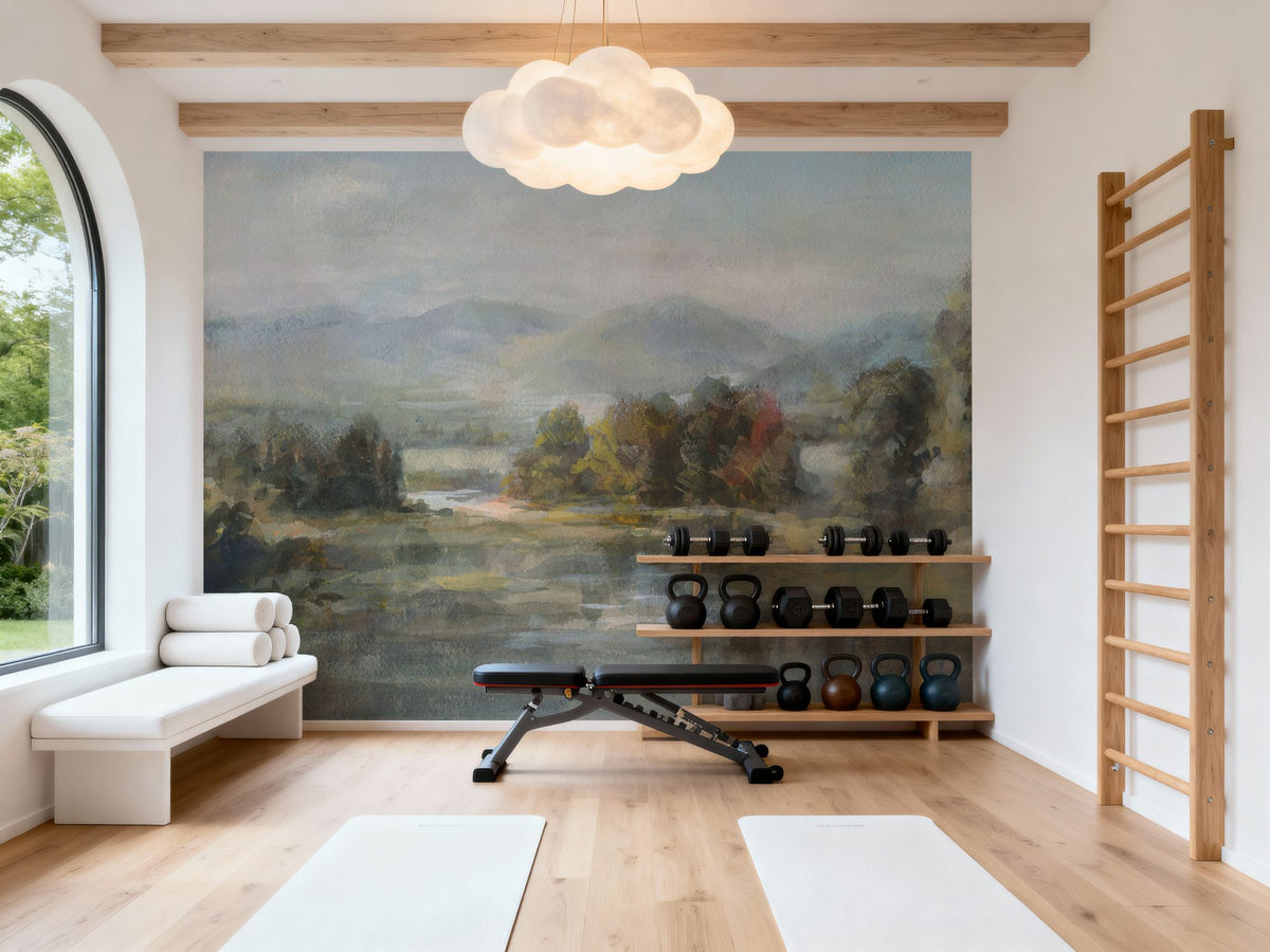Valley River Mural Wallpaper - room preview 06