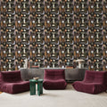 Homley Geometry Mural Wallpaper - room preview 06