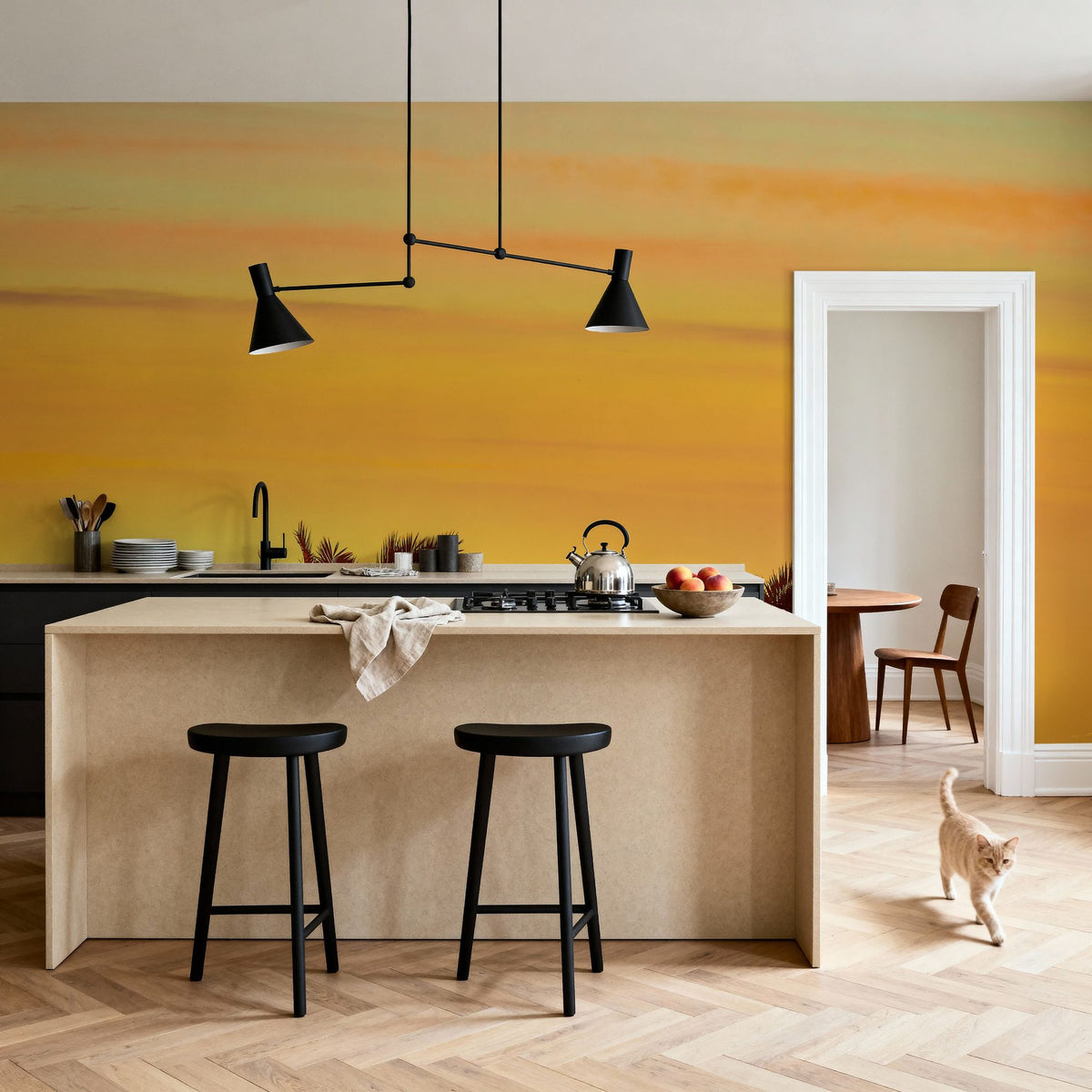Cabo Palms Mural Wallpaper - room preview 06