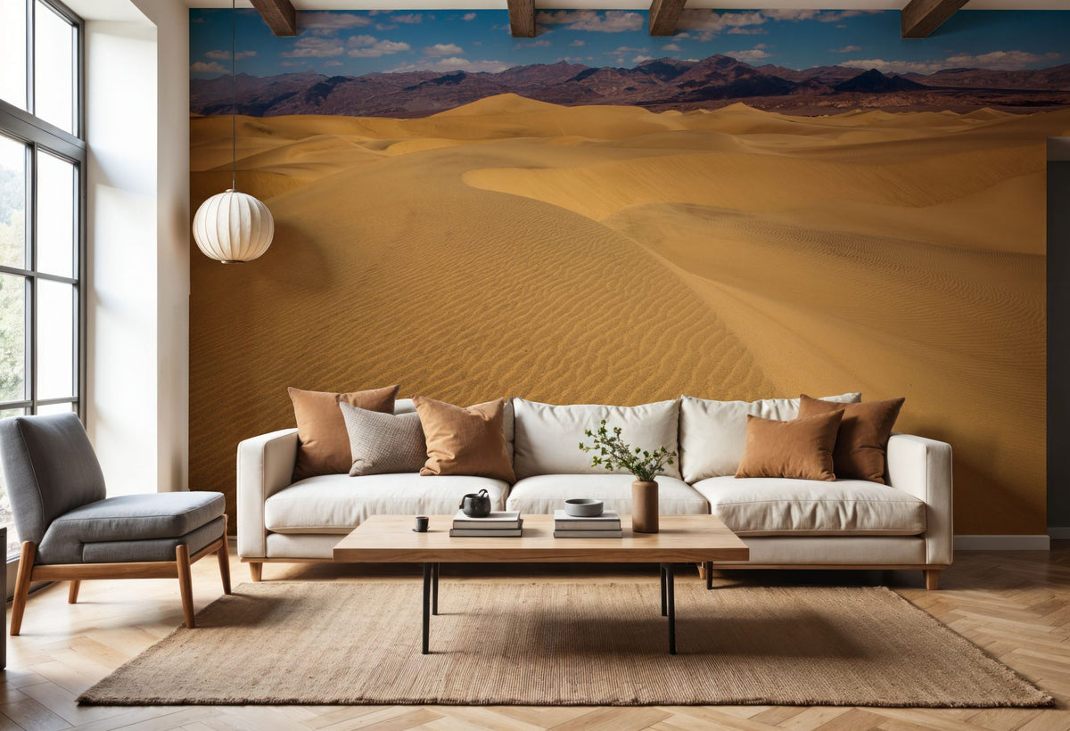 Mesquite Dunes Desert in Death Valley Mural Wallpaper - room preview 06