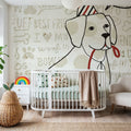 Puppy Love VIII Mural Wallpaper - room preview 06
