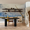 Field Goal Mural Wallpaper - room preview 06